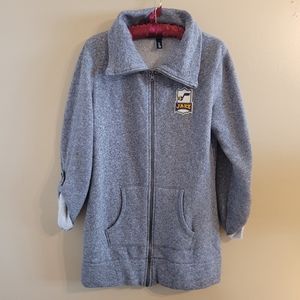 Utah Jazz Basketball NBA Jacket Cotton NWOT Large Cardigan Sweater Front Zipper